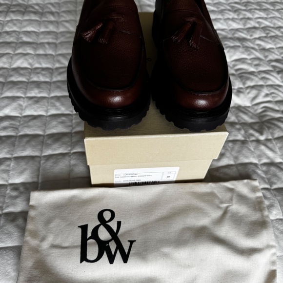 Blackstock and Weber “ Clasico Tassel Loafer” Chocolate Vibram sole